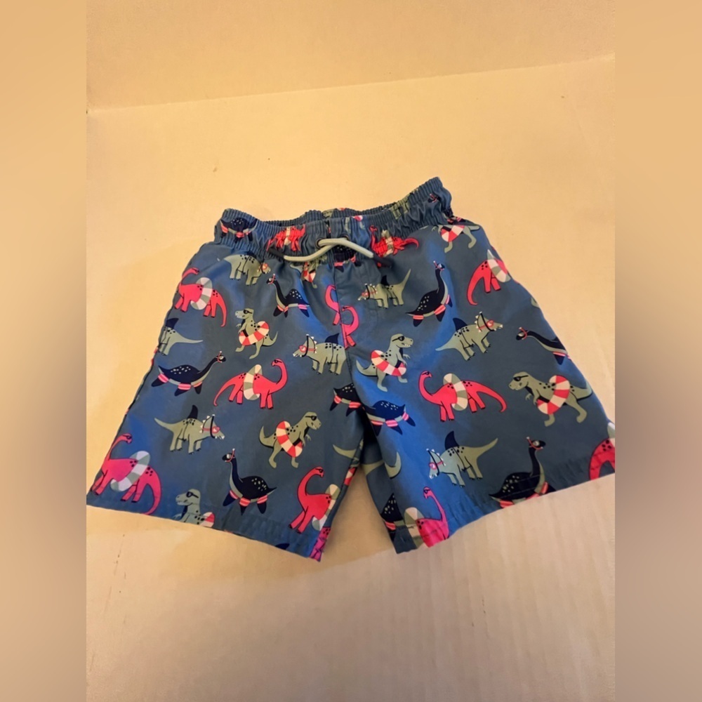 CAT & JACK UNISEX SHORTS WITH TRUNKS ATTACHED.  SIZE 4T - Picture 4 of 7